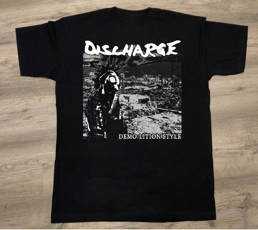 

RARE! Discharge Band Black Cotton T-shirt All size S-5XL Unisex HD746 Unisex T-Shirt S