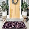 Luxury Decorative Purple Paisley Pattern Door Mat for Home Entrance Floor Mat Porch Welcome Rug 40x60cm