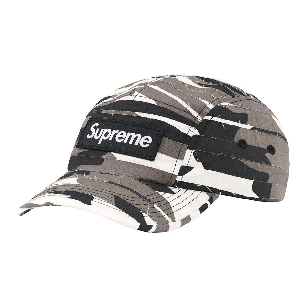 Supreme Layered Camo Camp Cap 'Black White Grey' Men's SUP-SS23-2254