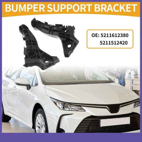 LH RH Side Front Bumper Support Bracket 1 Pair  for Toyota Corolla 2004-06