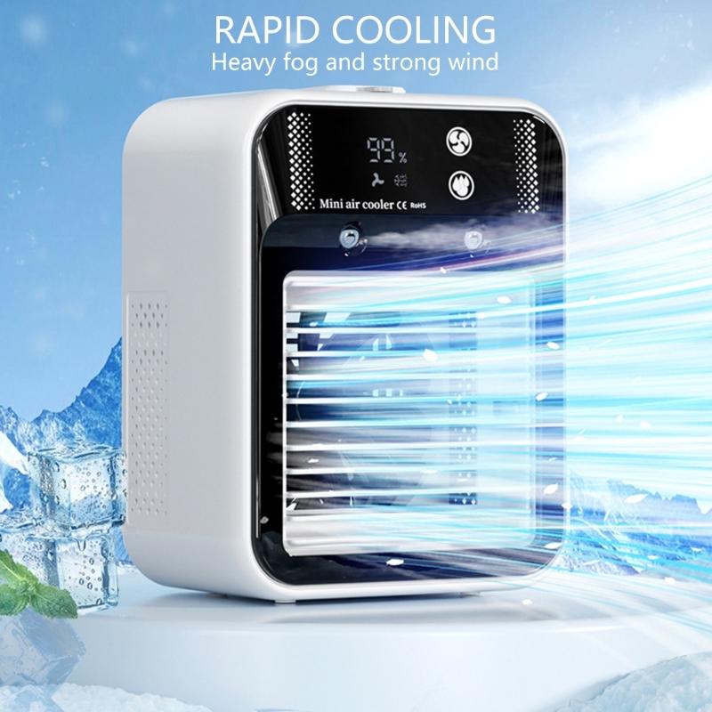 Portable Air Conditioner Air Cooling Fan Conditioning Mini Conditioner With 2 Speed For Outdoor Bedroom Indoor Outdoor