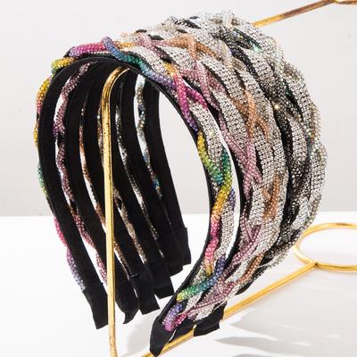 New Style Vintage Twisted Chain Edge Hairband, High-end and Elegant Court-style Headpiece.