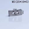 304 Stainless Steel Multi-hole Rectangular Nut for Aluminum Profiles, Square Double Hole, Available In Sizes M4, M5, M6
