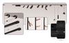Straight white connector for SMART TRACK 48VDC Magnetic Rails
