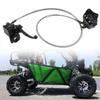 43mm Left Hydraulic Brake Master Caliper Rear Hand Hydraulic Disc Brake Assembly For Most Dirt Bikes ATV Quad 110cc 125cc 140cc