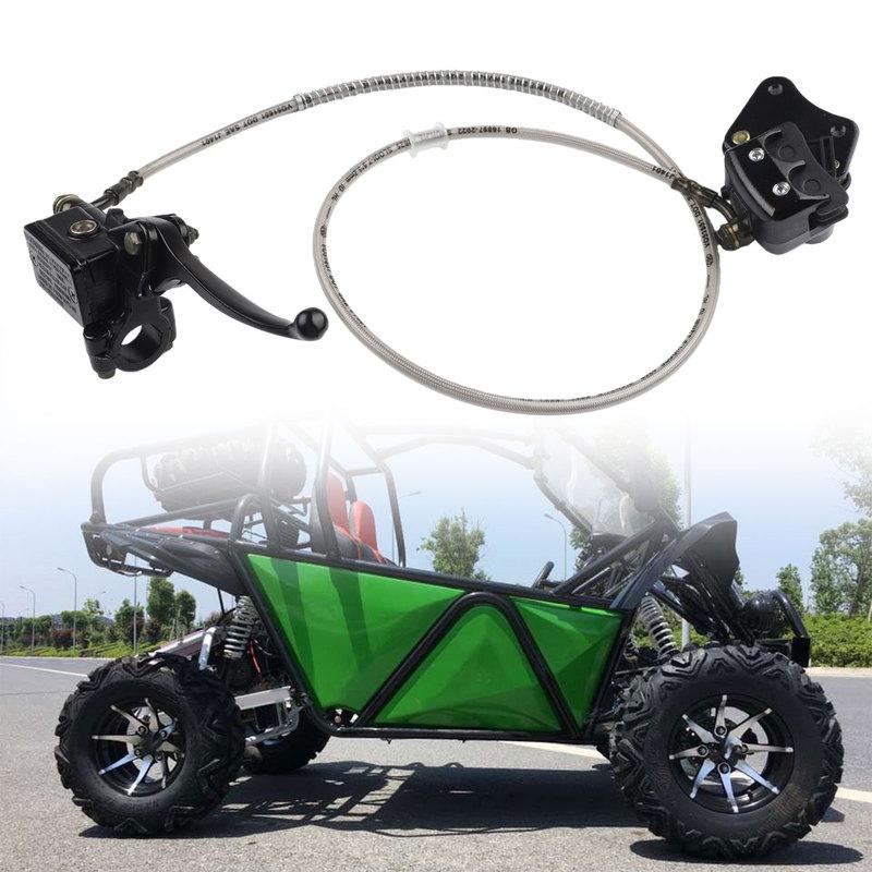 43mm Left Hydraulic Brake Master Caliper Rear Hand Hydraulic Disc Brake Assembly For Most Dirt Bikes ATV Quad 110cc 125cc 140cc
