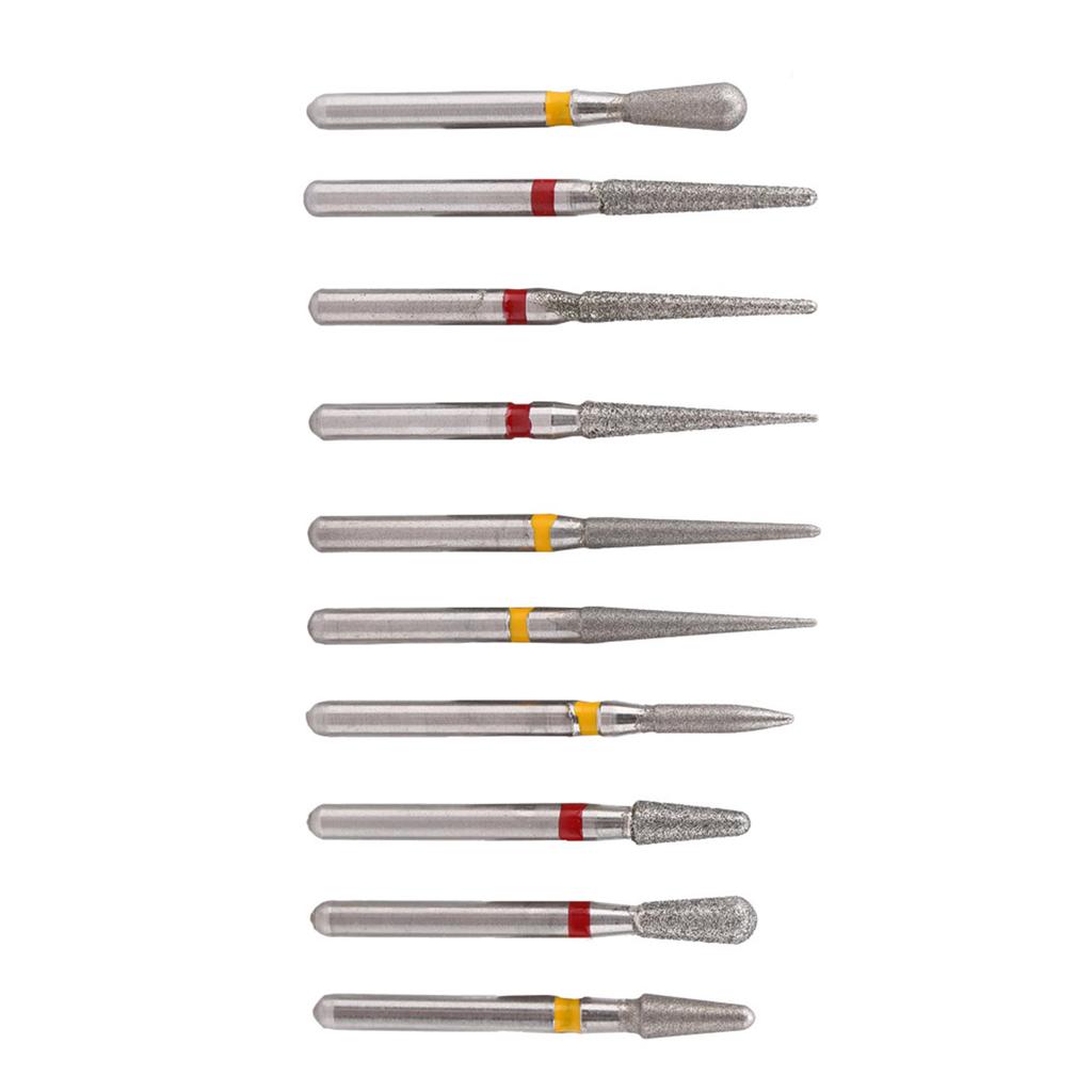 Dental Diamond Burs FG 1.6mm High Speed Handpiece Emery Bits