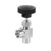 ABBP-6X Needle Valve Adjustable Needle Valve 1/4 Inch Right Angle Female Thread BSP SS304 For Water Gas Oil