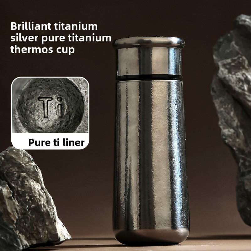 Barevný Stylový Titanový Hrnek Ledový Květ Izolační Hrnček Pro Domov Kancelář A