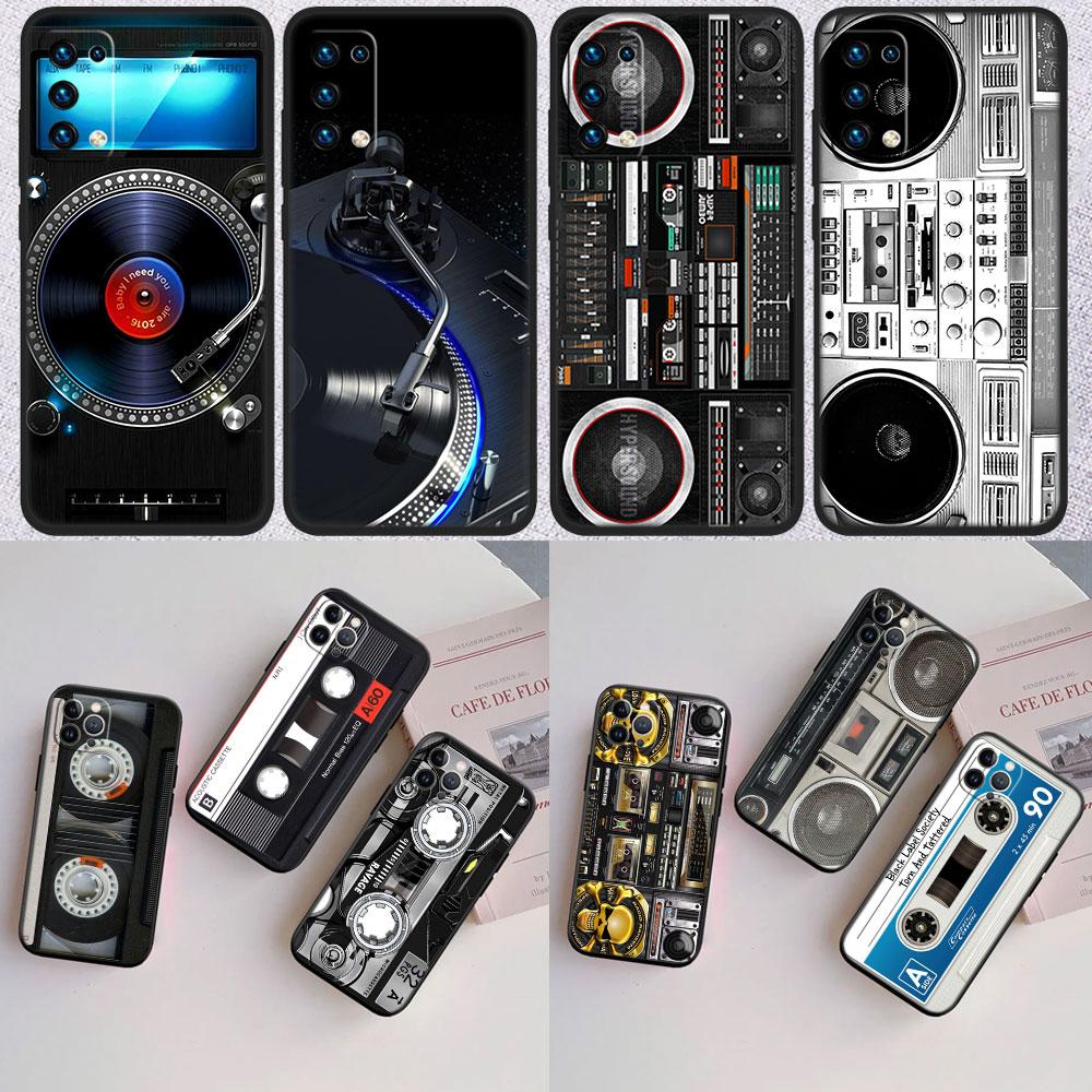 Cassette Vintage Boombox Tape New High-End Shell Phone Case for iPhone SE X XS XR 16E 11 17 Pro Max 8 7 6 6s Plus Air