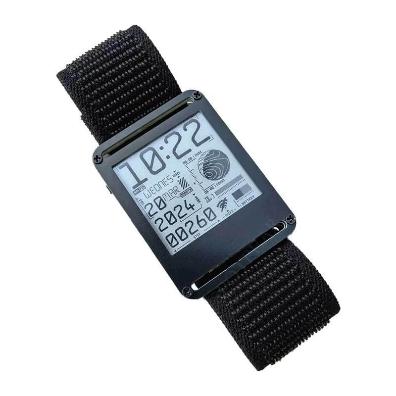 ESP32 Programmable Watch with 1.54" E-Ink Screen for Arduino Compatibility