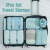 Waterproof Travel Compression Packing Cubes Bag Space-saving Thickened Luggage Storage Bag Wear-resistant Durable