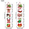 Reindeer Christmas Door Hanger Santa Claus Door Decor New Christmas Hanging Flag  Home