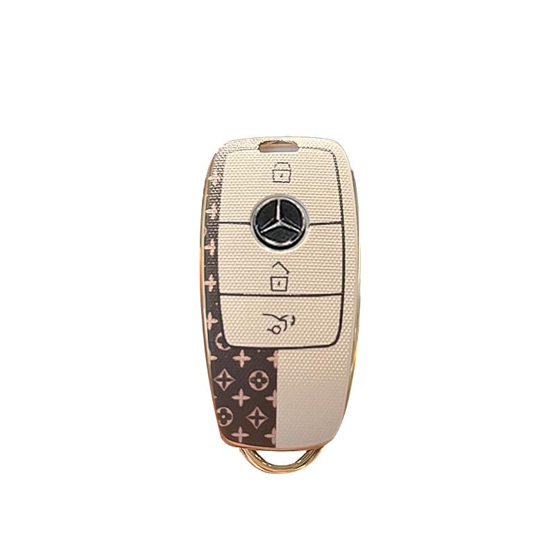 Mercedes Key Case for GLB220, C260L, A200L, C200L, GLC, GLA, E300L - Unisex Car Buckle Accessory