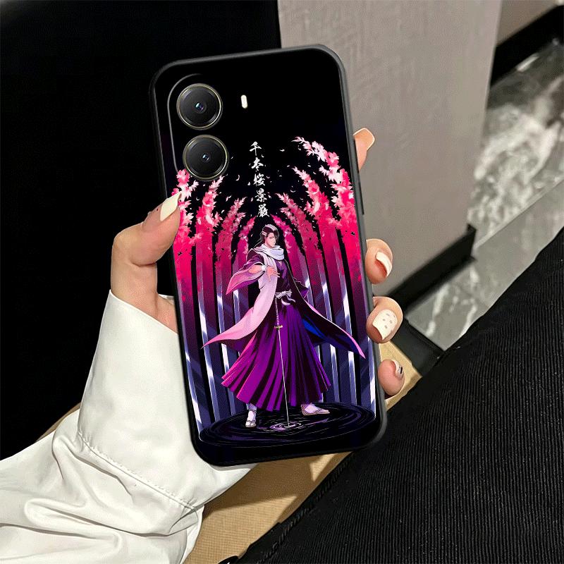 Bleach Kuchiki Byakuya Soft Phone Case for Xiaomi Poco X5 X6 X7 X8 Pro Max X3 F7 F8 Ultra M8 M7 M6 M5 Redmi 15 15C 14C 13C 12C X
