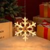 Suction Cup Design Christmas Window Lights Snowflake Hanging Sucker Lamp Christmas LED Light New Year Celebration