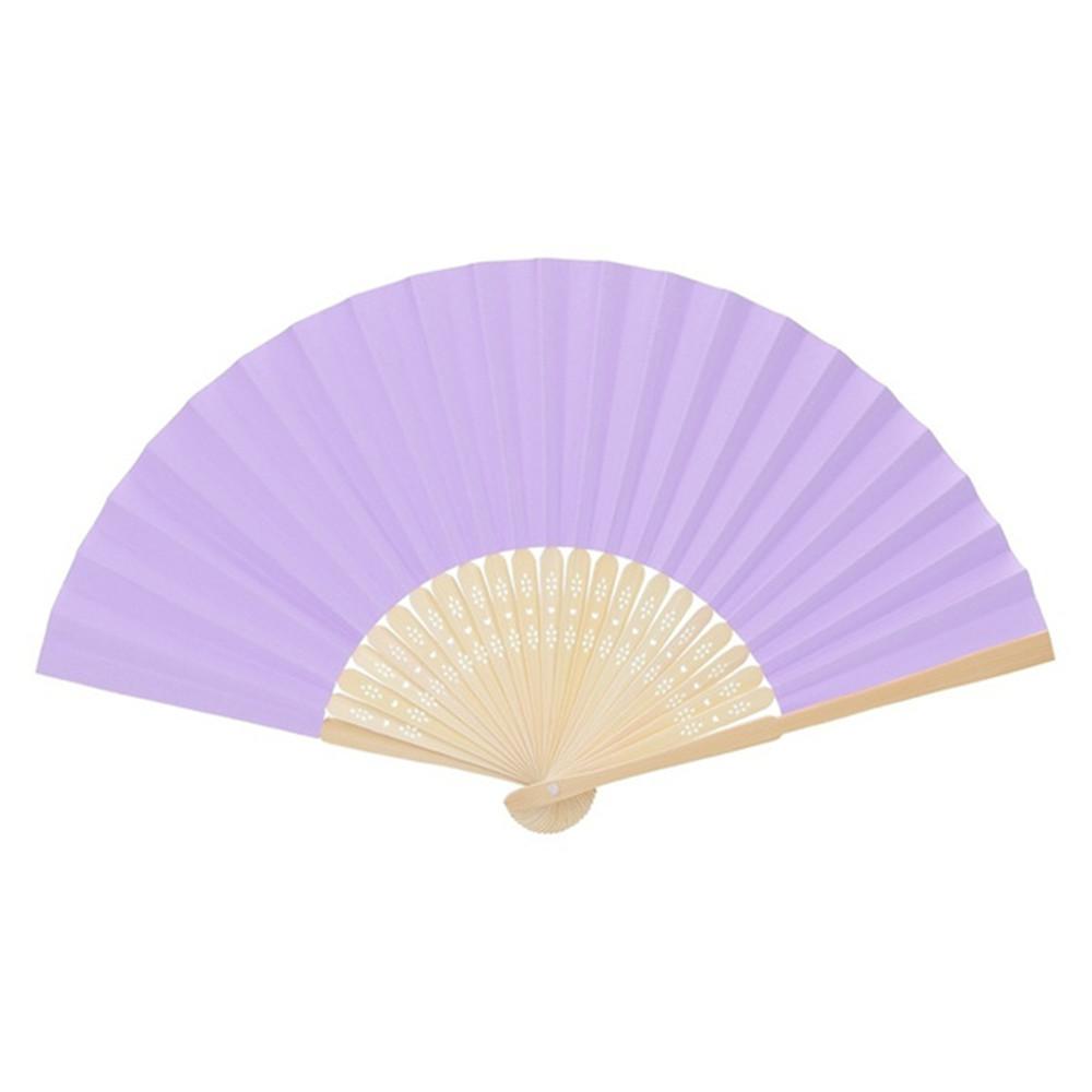 Handmade Kids Drawing Wedding Folding Chinese Style Paper Fan Hand Held