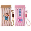 2Pcs Waterproof Self-closing Glasses Storage Bag Cartoon Portable Eyeglass Pouch  Female