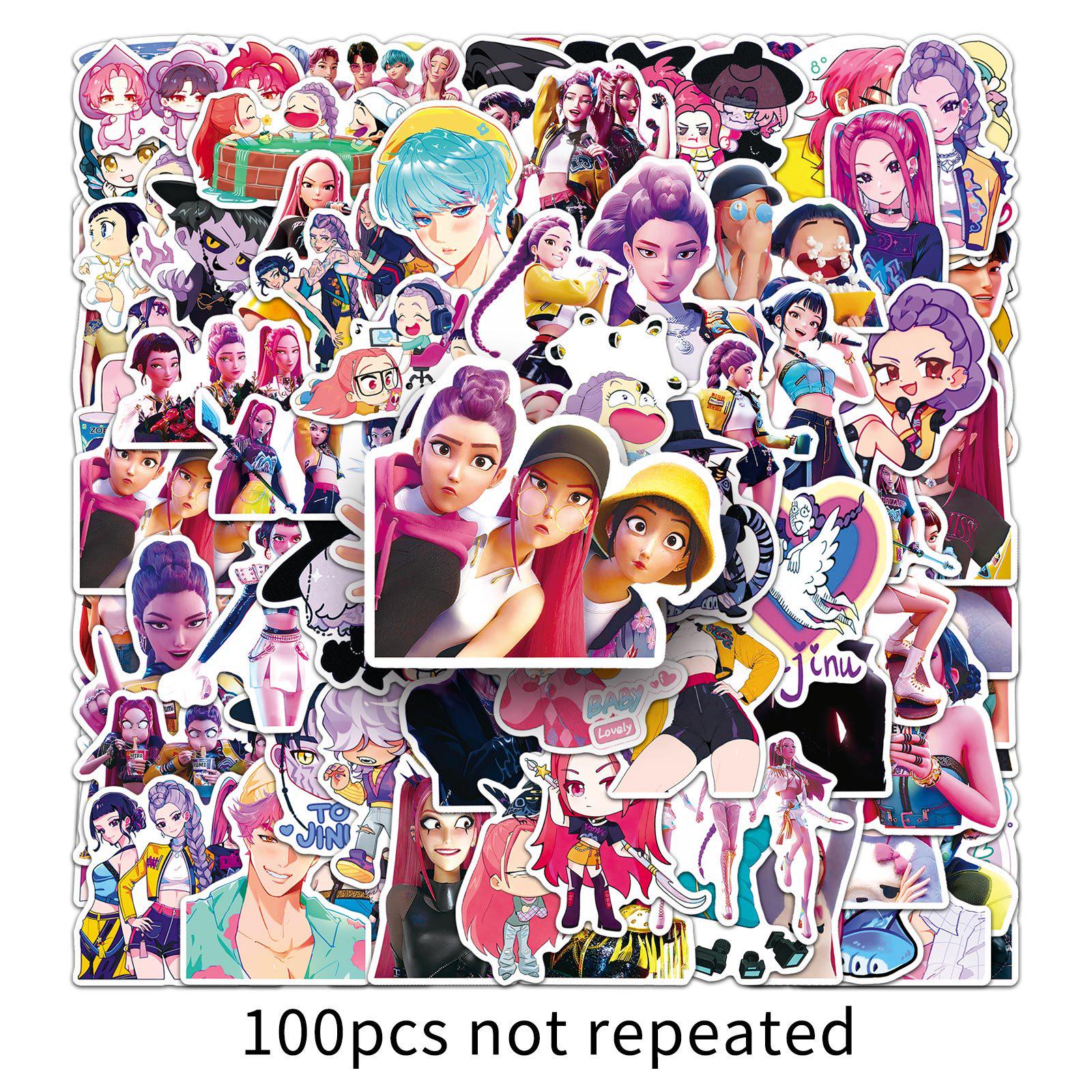 The Witcher 100 Creative Cute Stickers for Scooters & Notebooks - DIY Movie & TV Personality Decals