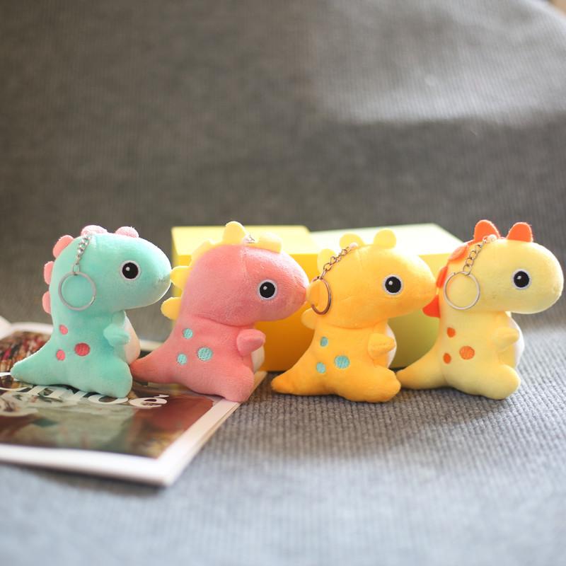 Cute Dinosaur Stuffed Animal Pendant With Pp Cotton Filling For Backpack Decor