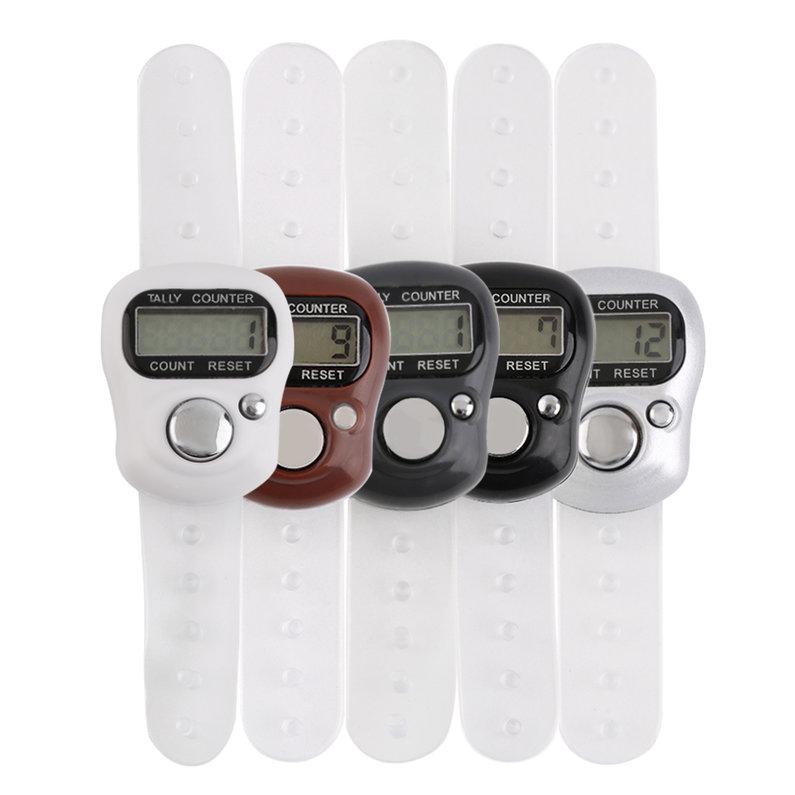 1pc Digital Finger Ring Tally Hand Held Knitting Row counter CLICKER TASBEE