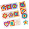 Dziecięca drewniana kolumna do dopasowywania kształtów, puzzle, klocki, puzzle geometryczne, Montessori wczesna edukacja, kognitywne zabawki edukacyjne