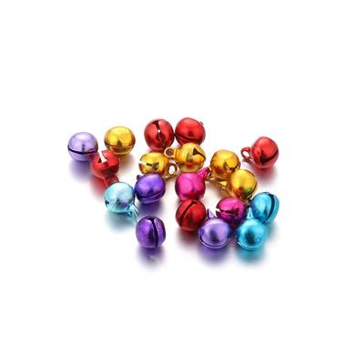 Aluminum Colored Bells for Toddler or Pet DIY Bracelet/Anklet Accessories (6-14mm)
