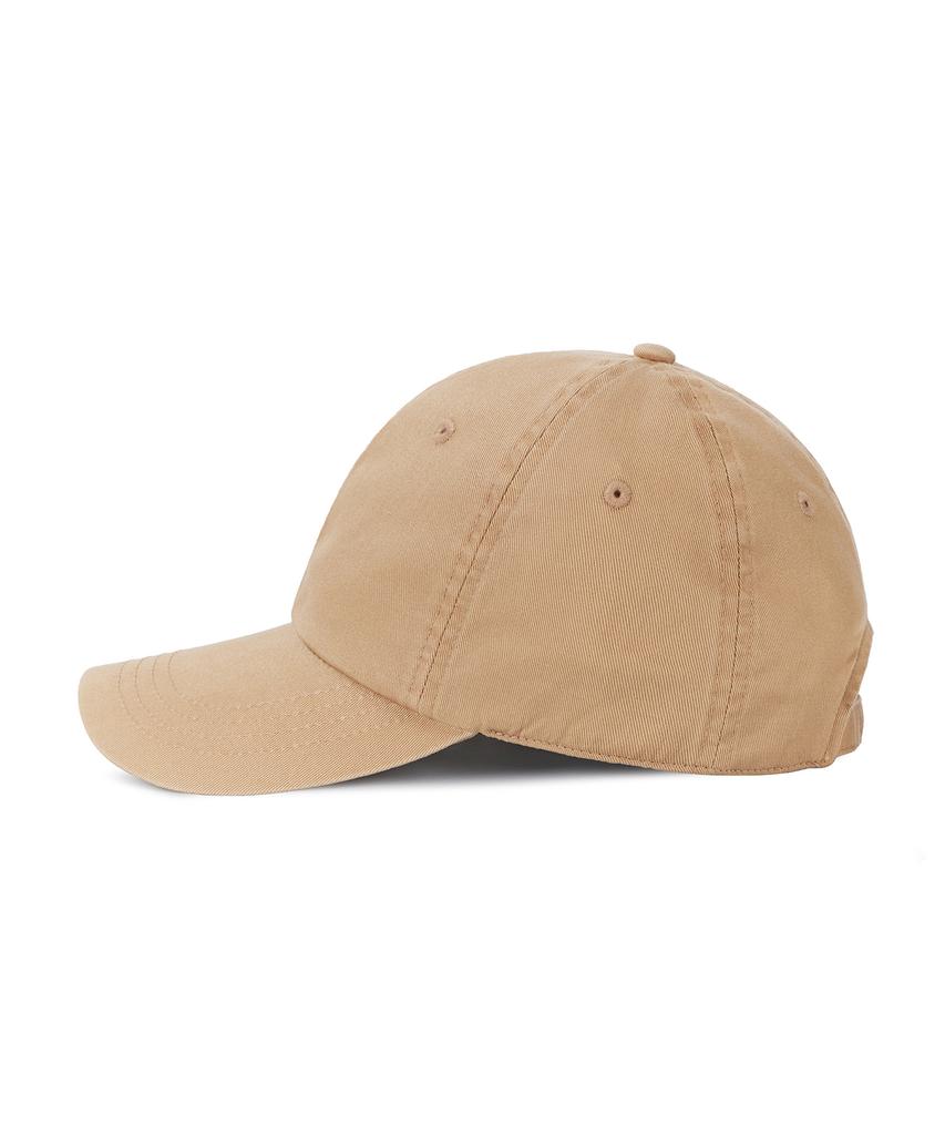 Bajal Logo Oversized Chino Ball Cap Beige