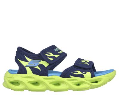 Sandalen Marineblau/Limette Thermo-Flash