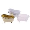 Mini Makeup Bathtub Soap Jewelry Storage Box Nail Casket Holder Organizer