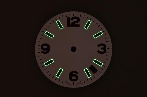 Aftermarket 4 for 656 for Seiko Black Boy Turtle SKX007 SRP777 [SEIKO Part] Dial, o'clock position, crown, 4.5h date, white