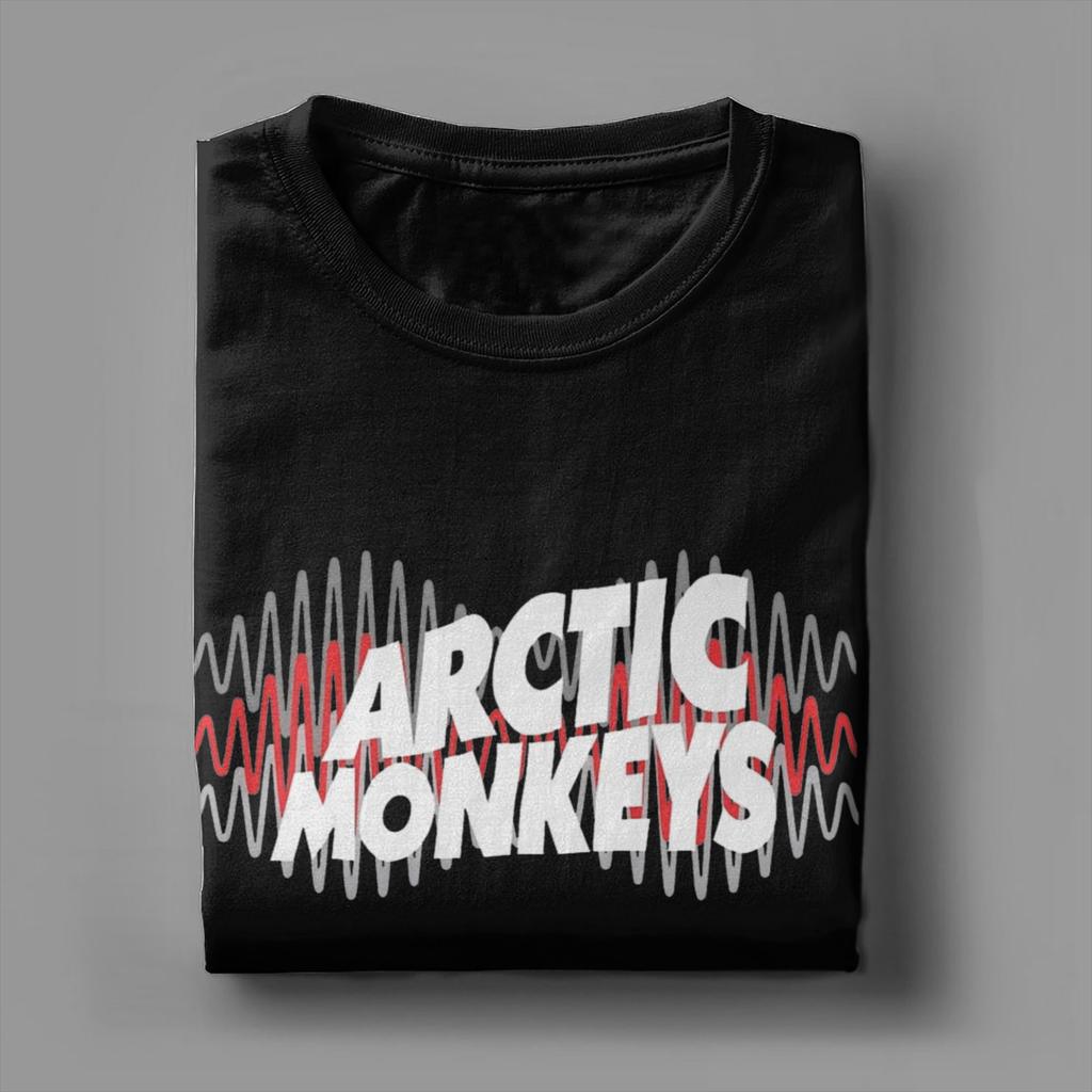 Arctic Monkeys T Shirt Men Pure Cotton Funny T-Shirt O Neck  Tees Short Sleeve Clothes Gift Idea