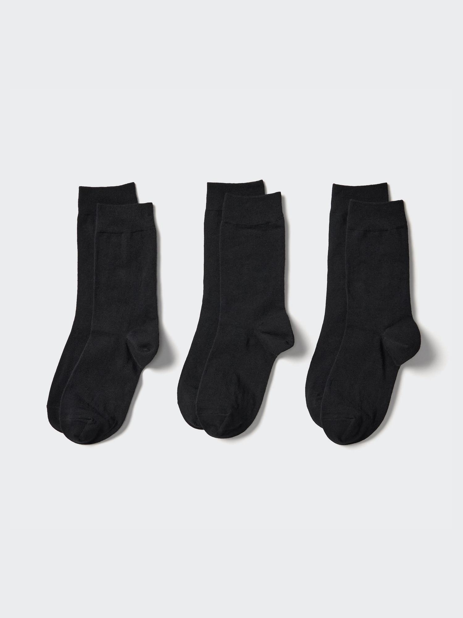 

Носки Uniqlo Japan 3 пары 09 BLACK/2426