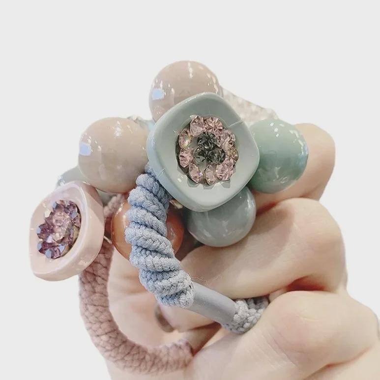 Koreanische Frische Wald Haaraccessoires – Einfaches elastisches Haarband und stilvolles Armband