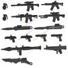 MOC Figure Accessory Building Block Game character Weapons Set Black Eagle Boxing Gloves Armor Shield Dart Machete Brick Toy N22
