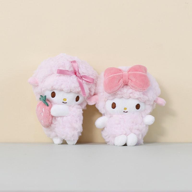 Plush Sheep Keychain With Pp Cotton Filling For Kids And Adults