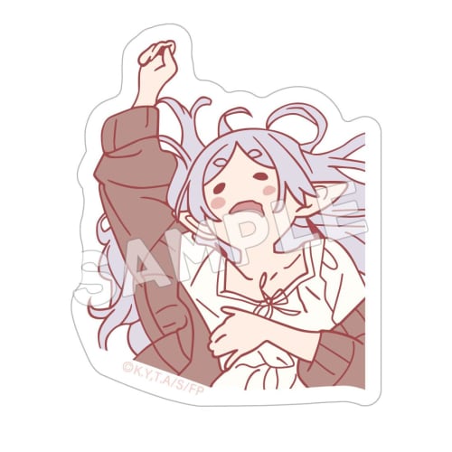 Funeral Parlor Freiren Sleeping Position Waterproof Sticker 02