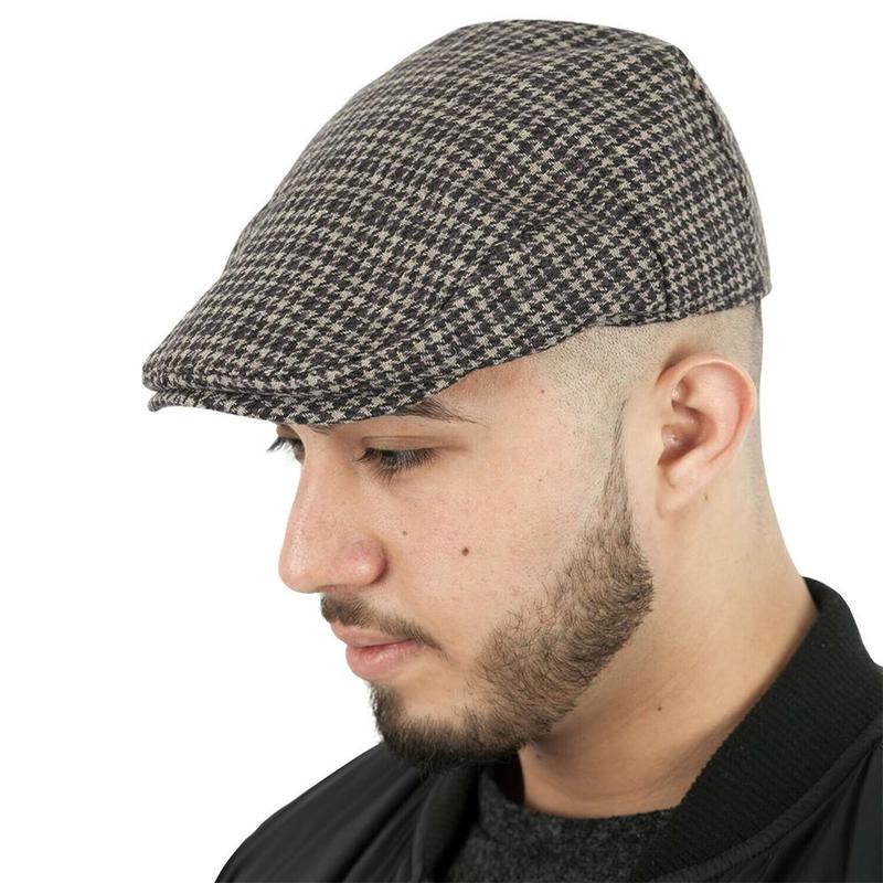 Fashion Herringbone Newsboy Baker Boy 