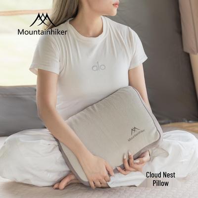 Almofada Inflável de Camping Mountain Cloud Nest - Almofada Portátil para Lombar e Cochilo de Viagem com Armazenamento