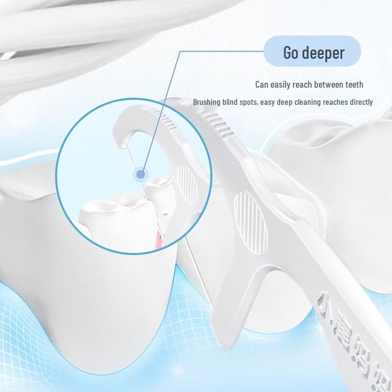 Deer Mother Classic Mechanical Safety Dental Floss Sticks, Family Pack