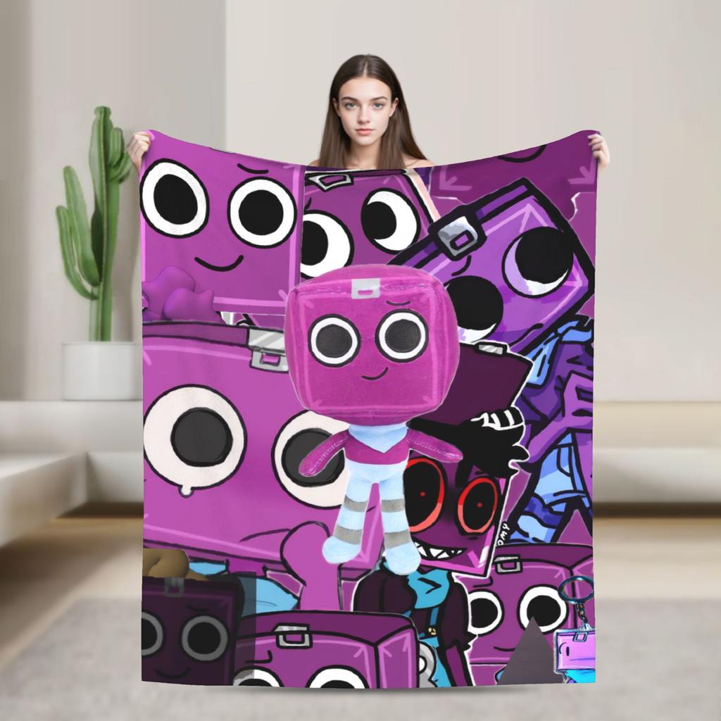 Dandy's World Soft Warm Blanket Goob  Children Plush Throw Blanket Street Trend Living Room Flannel Bedspread Sofa Bed Cover