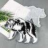 Large Bear Shaped Resin Moulds Halloween Yard Decorations Bear Silicone Moulds Party Home Wall Ornaments Casting Gadget