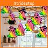 Colorful Themed Ghost Diy Scratch Card Halloween Party Decorations Props