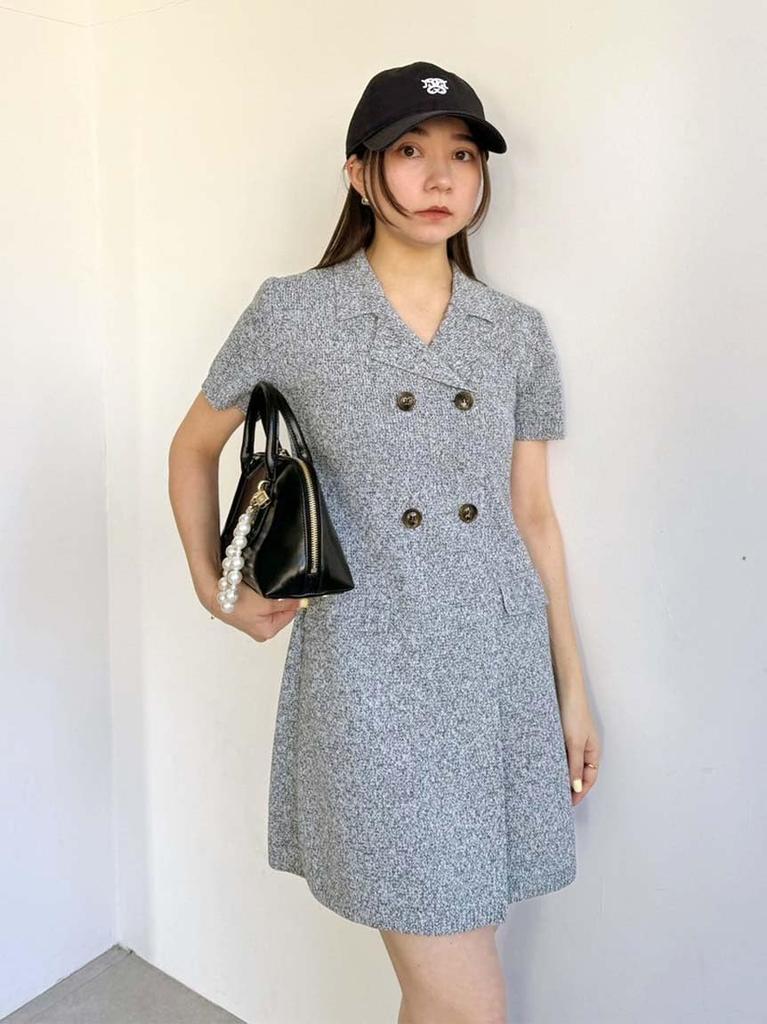 Trench knit dress [Snidel]