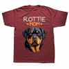Rottweiler Mom Novelty Rottie Dog T Shirt Oversize Printed Casual Tee shirt Casual Short Sleeve Vintage Couples TShirt