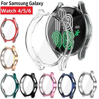 Uhrgehäuse für Samsung Galaxy Watch 4/5 40mm 44mm Displayschutz TPU Rundum-Stoßfänger Schutzhülle für Watch 6 40mm 44mm
