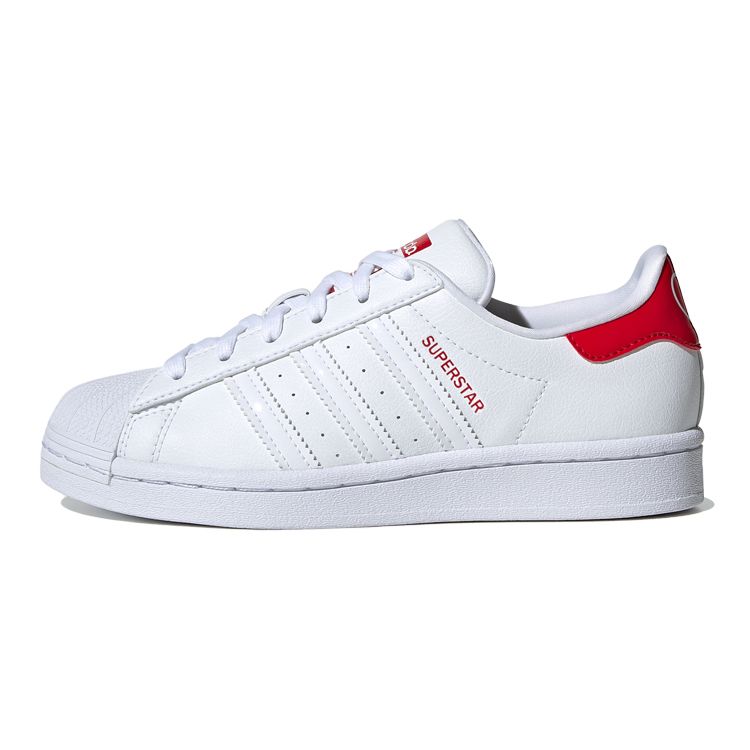 

Детские кроссовки adidas Superstar J White Scarlet Cloud-White FW0817