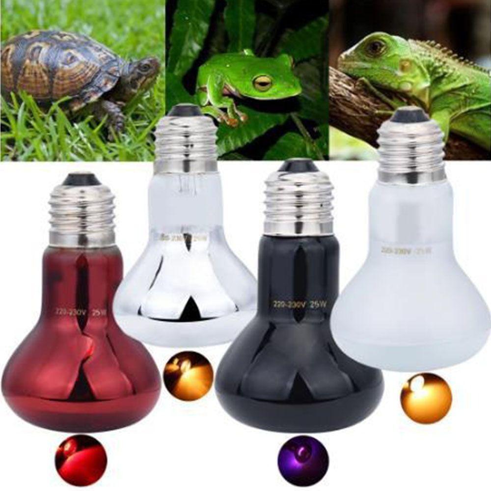 UVA Led Pet Heating Lamp Adjustable Infrared UVA Day Night Bulb 4 Kinds 25W/50W/75W/100W Reptile Heat Bulb Reptile Habitat