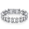 1PC Selected Titanium Steel Handheld Bicycle Chain Men's Elegant Simple Stainless Steel Single Bike Chain Wrist Chain Motorcycle Chain