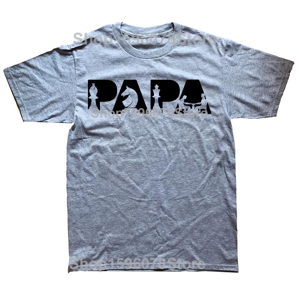 Chess Father Funny Dad Chess Father T Shirts Short Sleeve Birthday Gifts Mens Clothing Fashion Casual Loose Oversized T Shirt